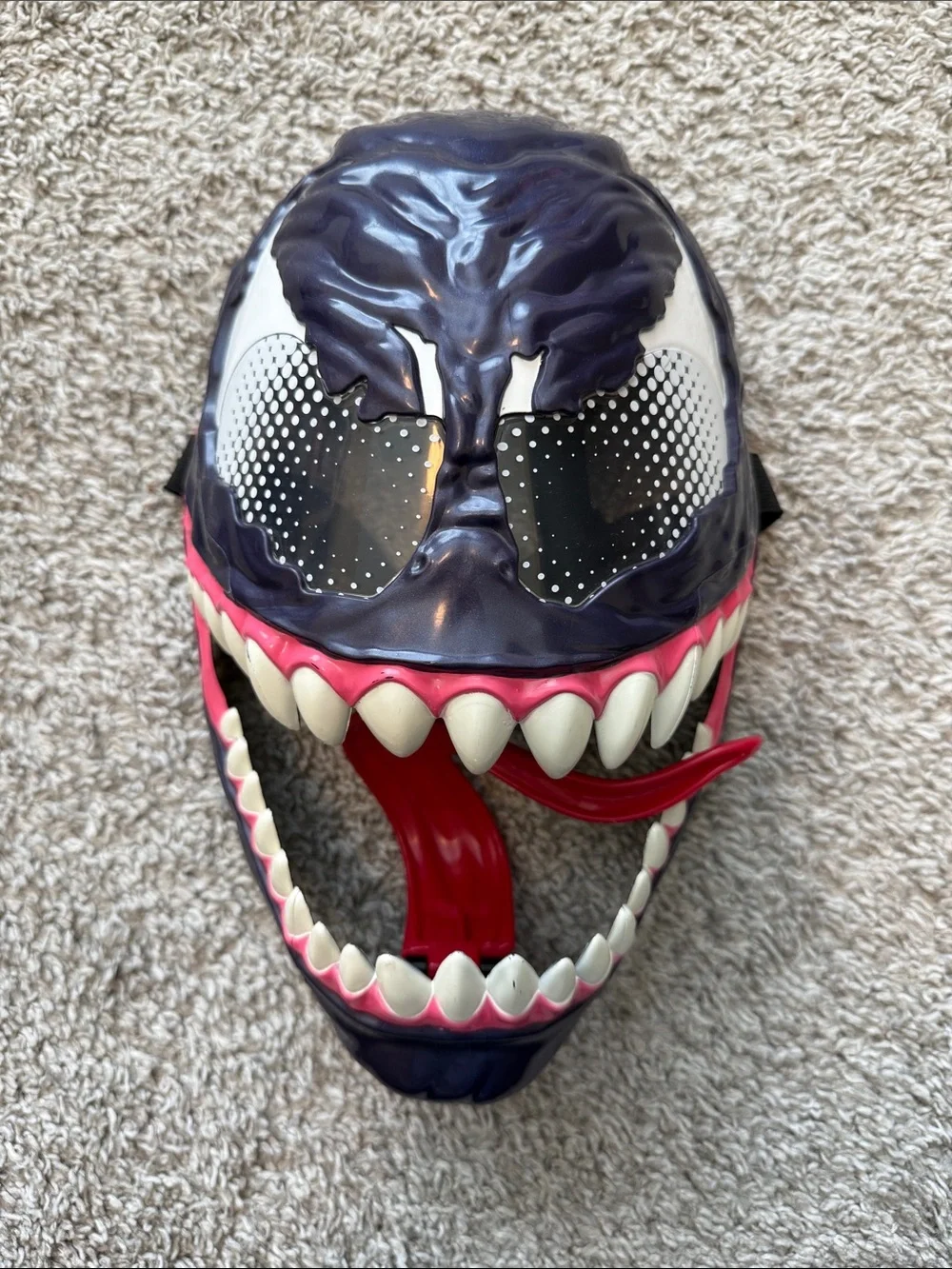 Marvel Venom Kids Costume Mask in Purple, White, Pink, Red - Picture 2 of 3